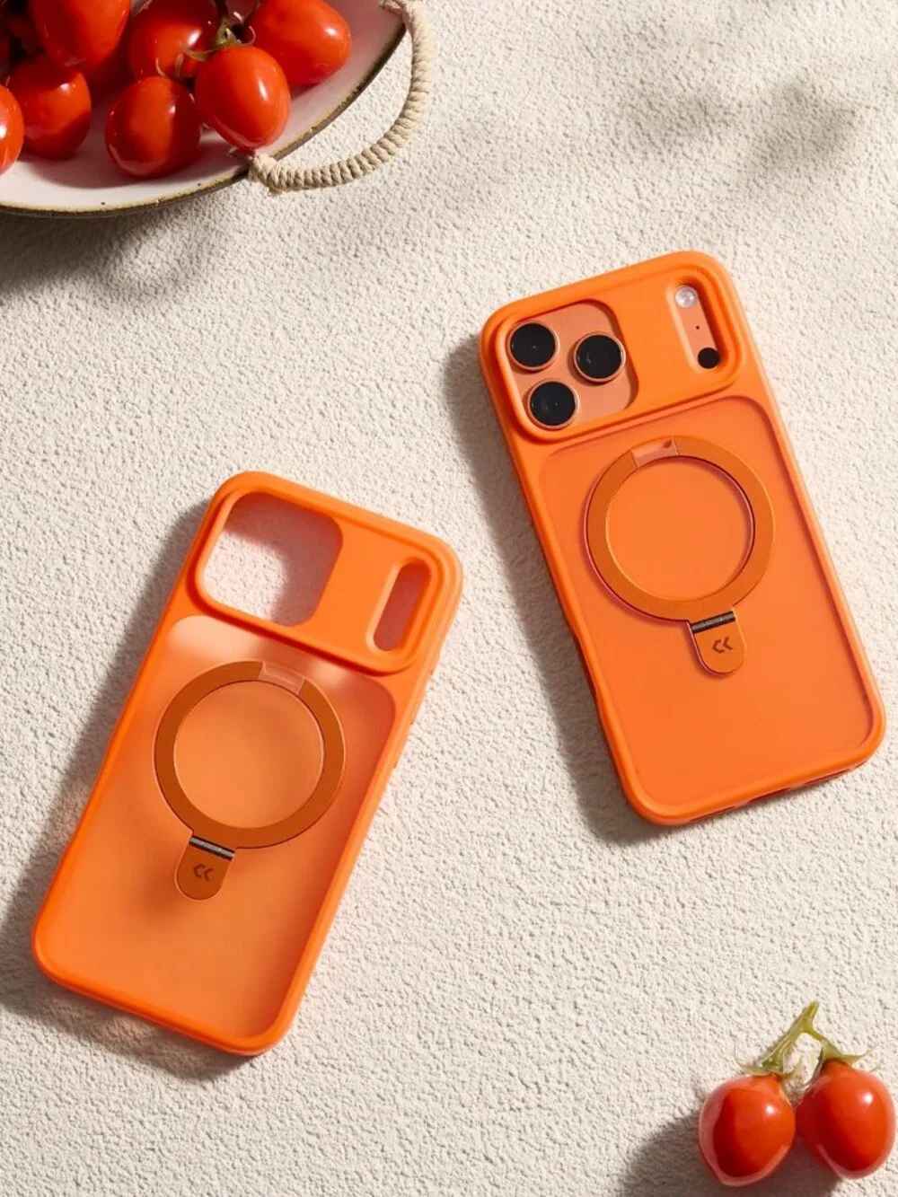 CASEKOO iPhone 17 Pro Case Ultra Magnetic Stand MagSafe Shockproof Orange